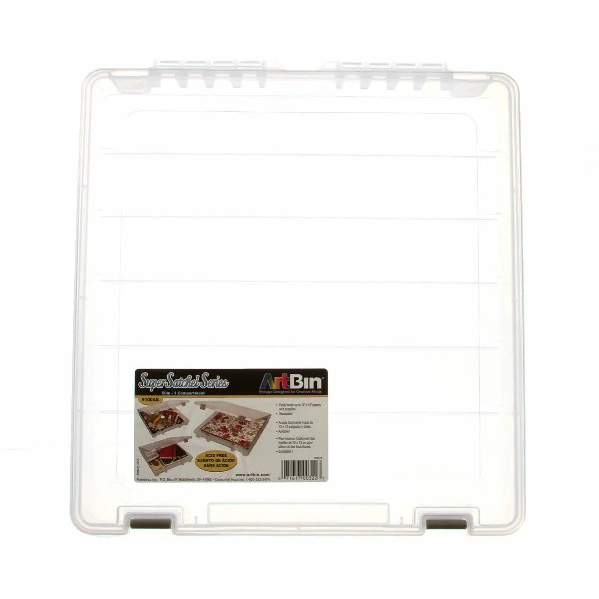 1 Compartment Slim Super Satchel Box