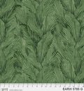 108" Earth Tones Green Leaf Cotton Wideback Fabric per yard