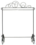 11.5in  x 11.5in Meandering Stand Silver Tex