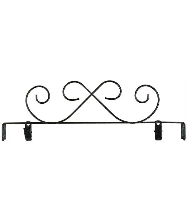 12in Scroll Rem Header With Clips Charcoal