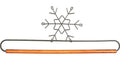 12in Snowflake With Dowel