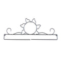 12in Sun Split Bottom With Screws