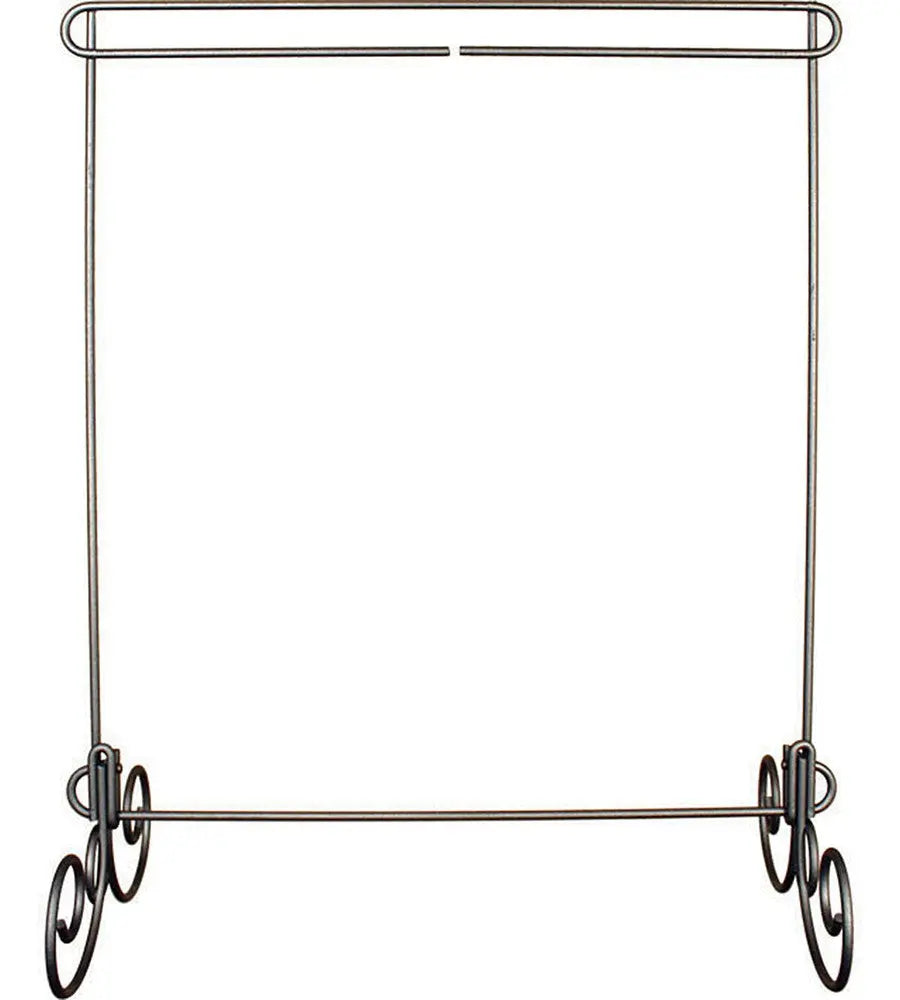 12in x 14in Hanger No Header Removeable Legs Silver