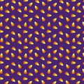 Sweet Candy Corn Purple Cotton 44"/45" Fabric Per Yard