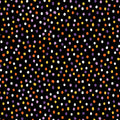 Dot-Mania Black Cotton 44"/45" Fabric Per Yard