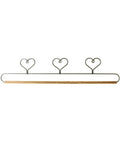15in Three Heart Holder With Dowel