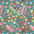 Magical Sweets Teal Multi Cotton 44"/45" Fabric Per Yard