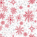 Snow Frost White Red Cotton 44"/45" Fabric Per Yard