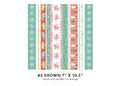 Magical Season Painterly Stripe Multi 7" x  10.5" Panel