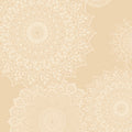 Dancing Doilies Natural Cotton Wideback Fabric Per Yard