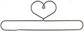 16in Heart Split Bottom Hanger