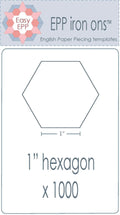 1" Hexie x 1000 Pack