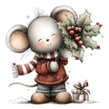 1st Whimsical Christmas Fabric Panel 106