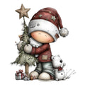 1st Whimsical Christmas Fabric Panel 157