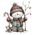 1st Whimsical Christmas Fabric Panel 70