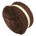 2-1/2in Strips Roll Up Kona Solids Coffee Color 40pcs