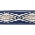 2 1/4-inch Decorative Embroidered Woven Trim Tape – 5 Yard Roll | Style BR-7560