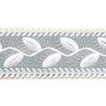 2 1/4-inch Decorative Embroidered Woven Trim Tape – 5 Yard Roll | Style BR-7564