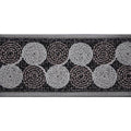 2 3/8-inch Decorative Woven Trim Tape – Circle Pattern – 5 Yard Roll | Style BR-7591