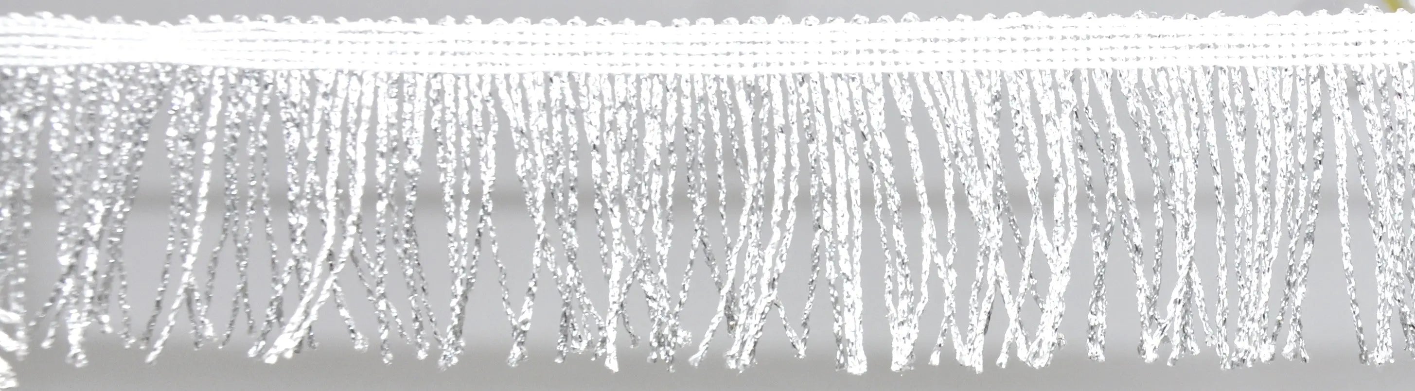 2-inch Metallic Chainette Fringe Trim, 15-Yard Roll – for Costumes, Apparel & Home Decor