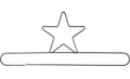 20in Star Split Bottom Hanger Silver
