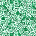 Green Esmralda Birds and Branches Cotton 44/45 Fabric Per Yard