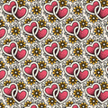 Joined Hearts Love Ink 3385 Cotton 44/45 Fabric Per Yard