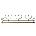 22in Triple Heart Fabric Holder