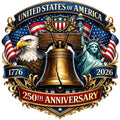 250 Years Emblem Fabric Panel 1