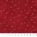 O' Christmas Tree Shimmer Stars Red Multi 44"/45" Cotton Fabric Per Yard