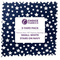 108" 3-Yard Package - Patriotic Stars 108" Supreme Backings - White Stars on Navy