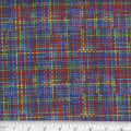 Indigo & Rust Zapper 45" wide Fabric per yard