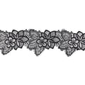 3-inch Black Venise Lace Trim – 5 Yard Roll | Style BV-189