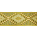 3-inch Decorative Diamond Design Embroidered Tape Trim – 5 Yard Roll | Style BR-7536