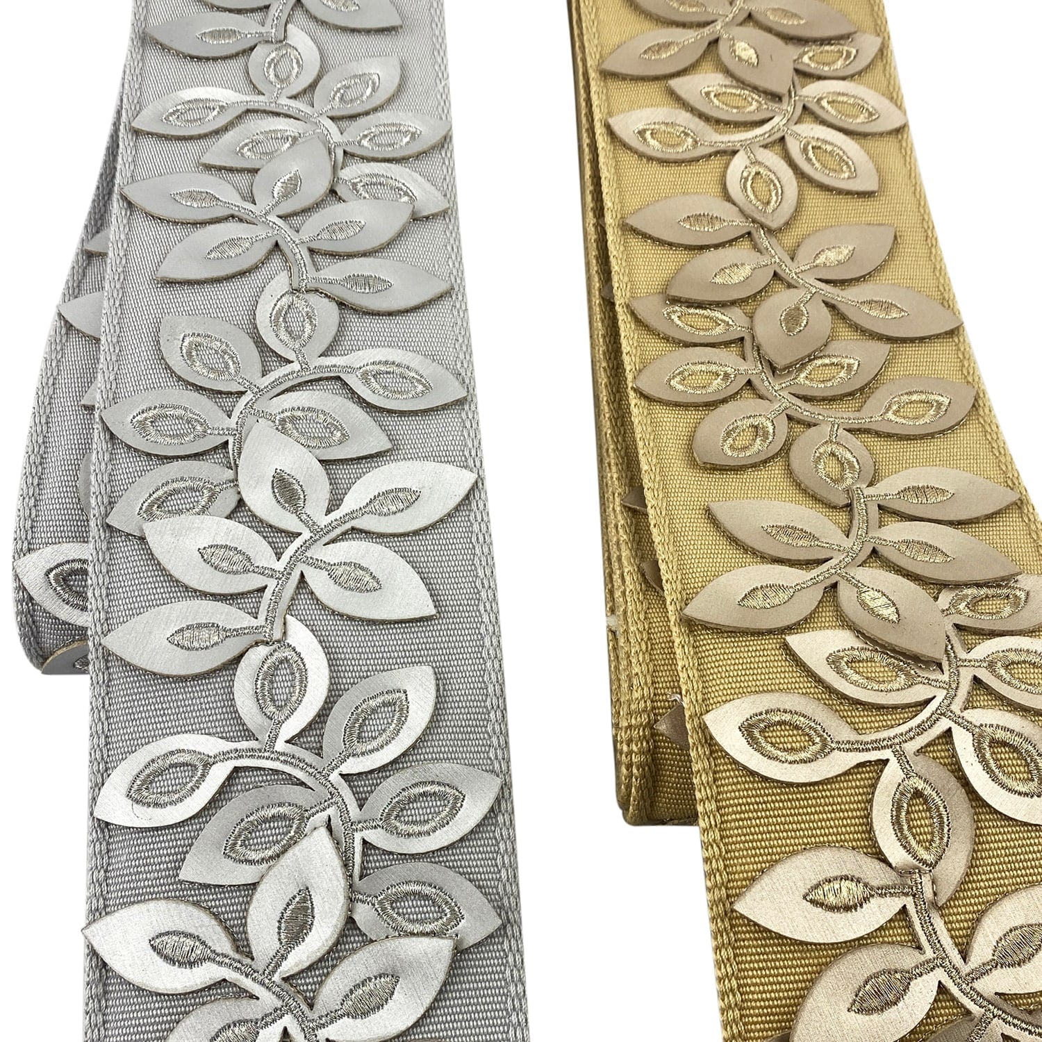 3-inch Decorative Embossed Floral Design Tape Trim – 5 Yard Roll | Style BR-7537