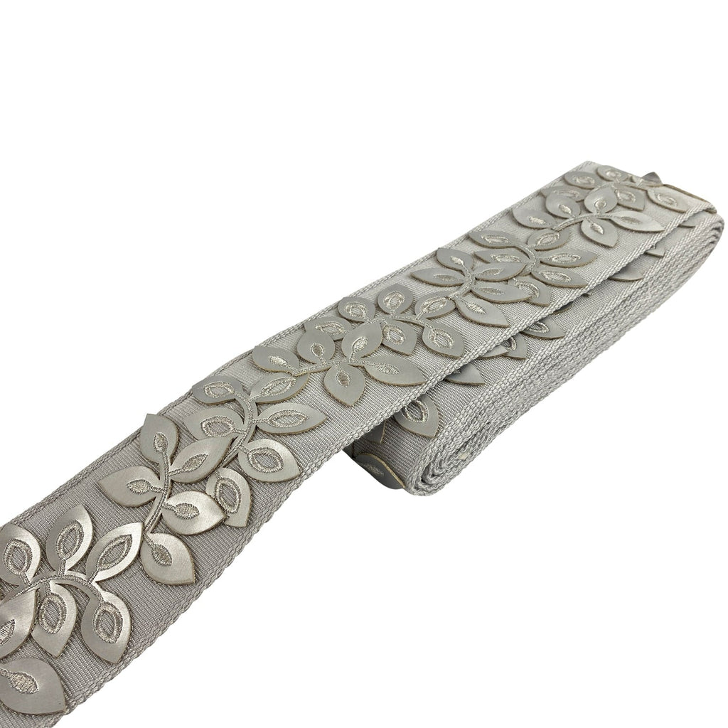 3-inch Decorative Embossed Floral Design Tape Trim – 5 Yard Roll | Style BR-7537