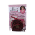 3 yards of Reversible Coil Zipper Tape with 8 Slides Burgundy