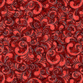 American Country Scrolls Red 44"/45" Cotton Fabric Per Yard