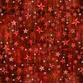 American Country Stars Brick 44"/45" Cotton Fabric Per Yard