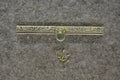 4.5in Embossed Yellow Gold Wallet Clasp