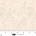Parchment Newspaper Print Sugar Dreams Cotton 44"/45" Fabric Per Yard