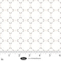 White Grid Sugar Dreams Cotton 44"/45" Fabric Per Yard