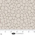 Med. Gray Tree Trunk Geo Petals & Pewter Cotton 44"/45" Fabric Per Yard
