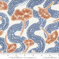 Kawa Porcelain Pacific Blue 44"/45" Fabric Per Yard