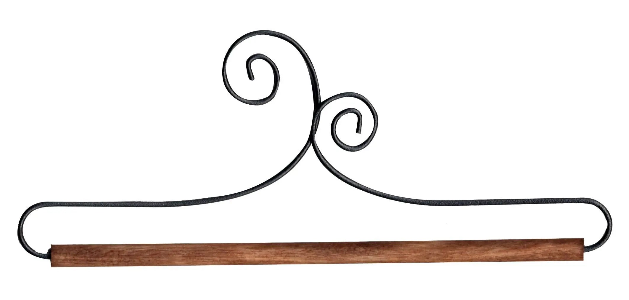 4in Double Scroll Holder With Dowel