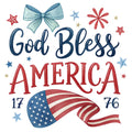 4th of July Design Fabric Panel 6
