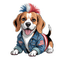 4th of July Dog Fabric Panel 5