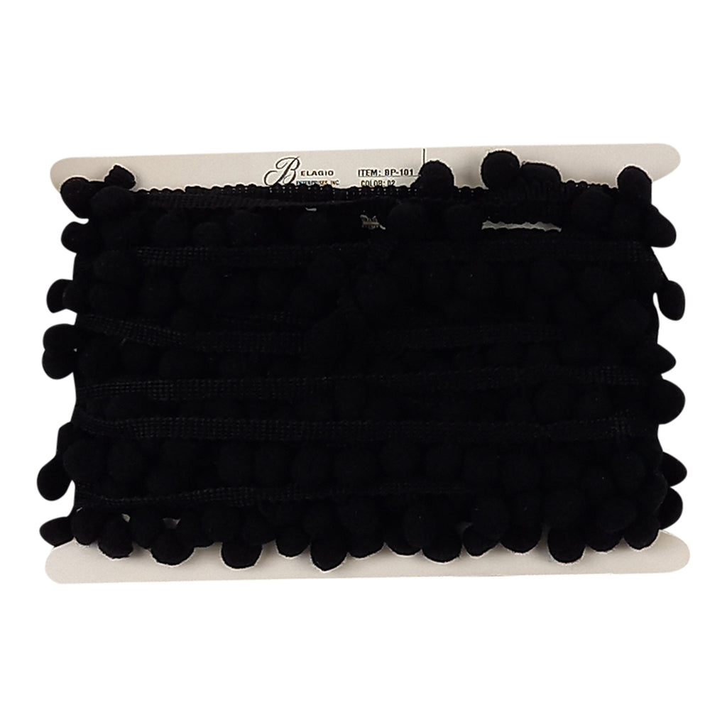 5/8-inch Pompom Trim – 10 Yard Roll | 22 colors
