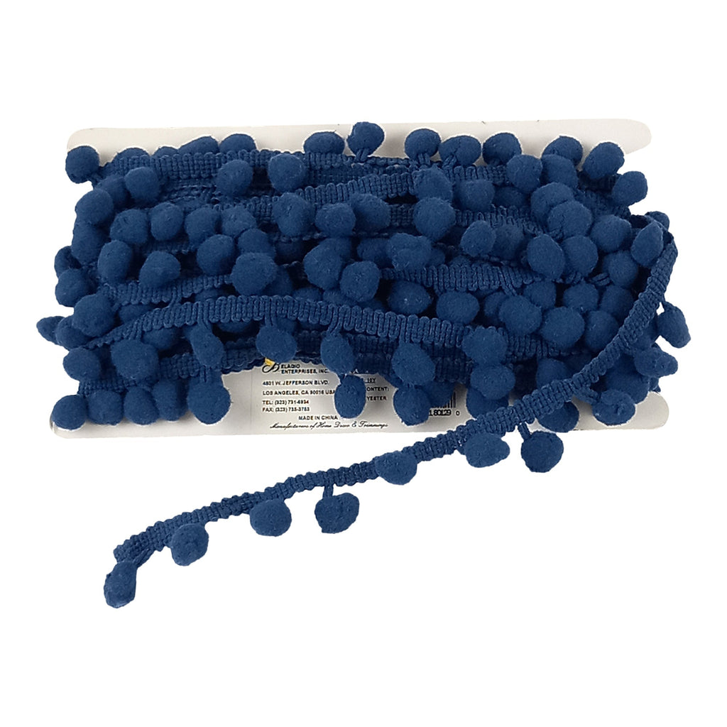 5/8-inch Pompom Trim – 10 Yard Roll | 22 colors