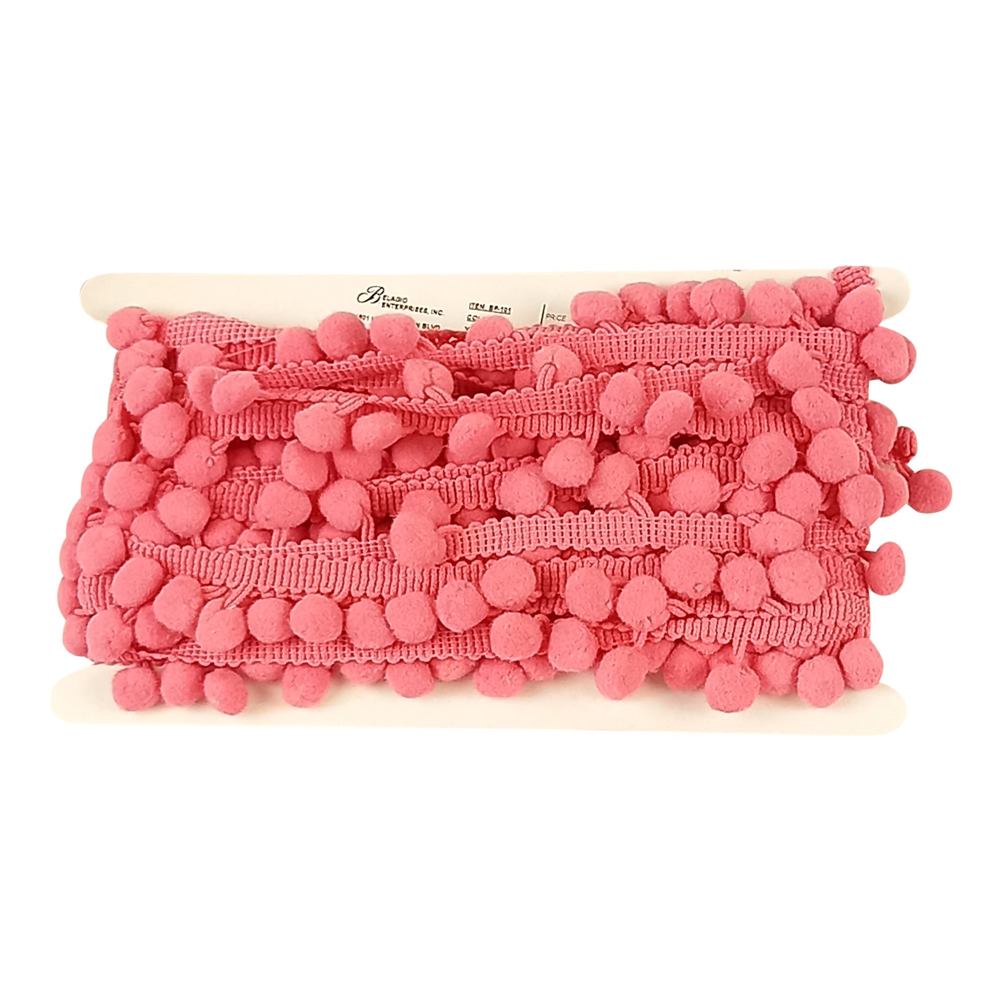5/8-inch Pompom Trim – 10 Yard Roll | 22 colors